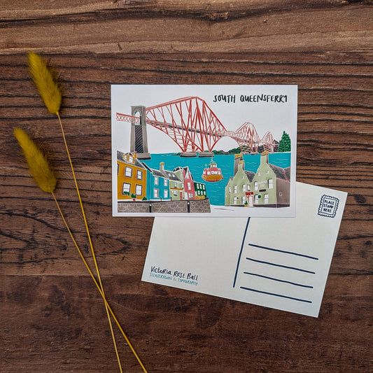 South Queensferry Illustrated Postcard
