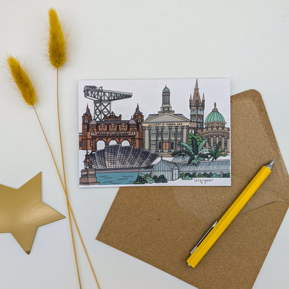 Glasgow Landmarks Card