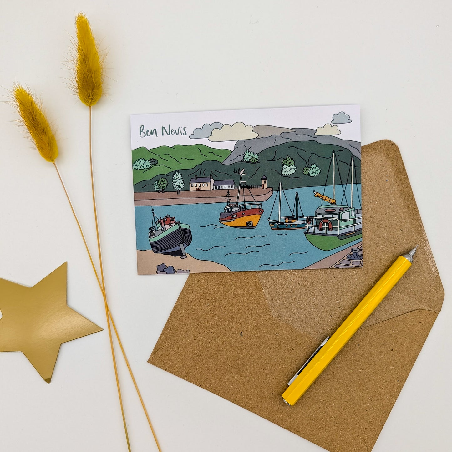 Ben Nevis Scotland Card