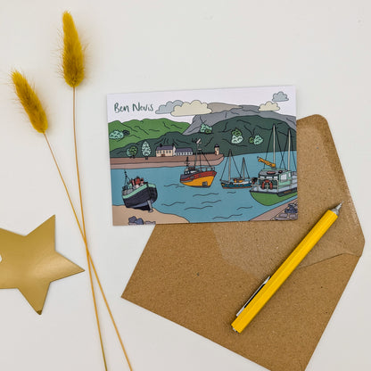 Ben Nevis Scotland Card