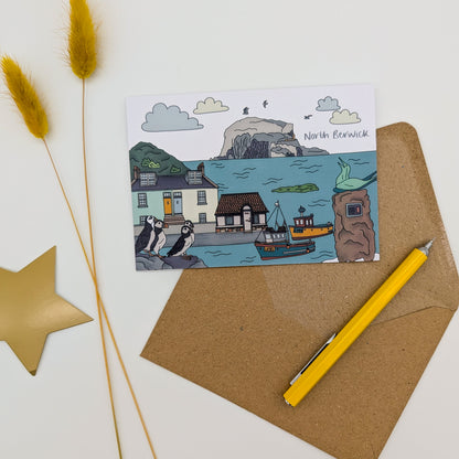 North Berwick Scotland Card