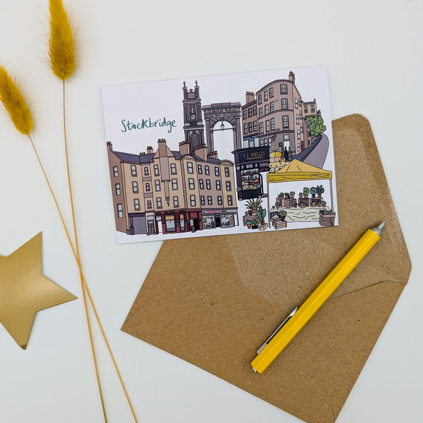 Stockbridge Edinburgh Card