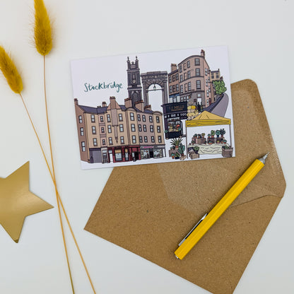 Stockbridge Edinburgh Card