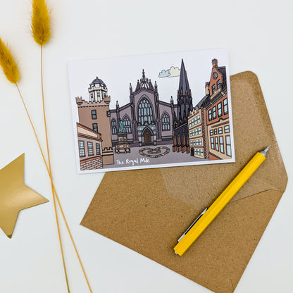 Royal Mile Edinburgh Card