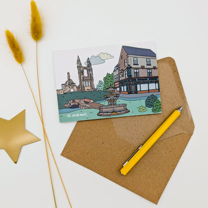 St Andrews Illustrated Card