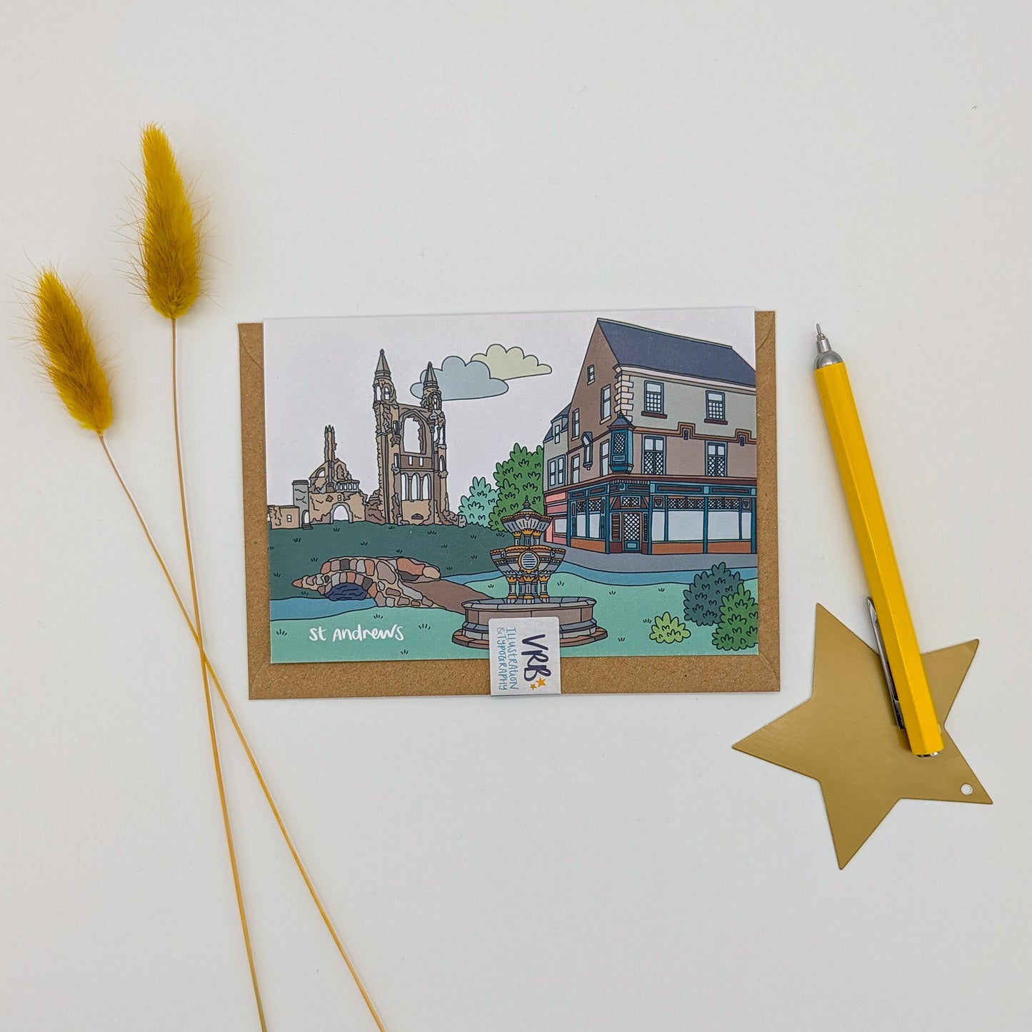 St Andrews Illustrated Card