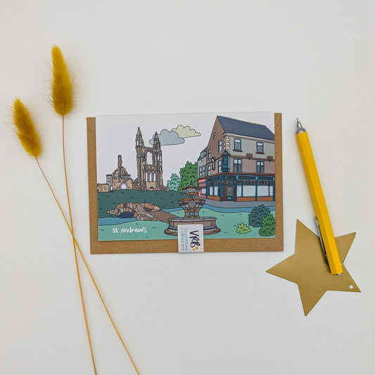 St Andrews Illustrated Card