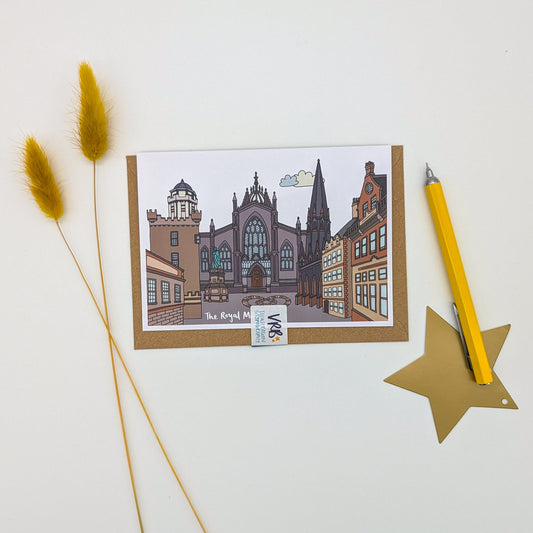 Royal Mile Edinburgh Card
