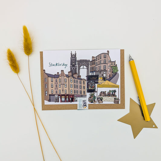 Stockbridge Edinburgh Card