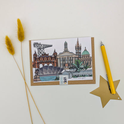 Glasgow Landmarks Card