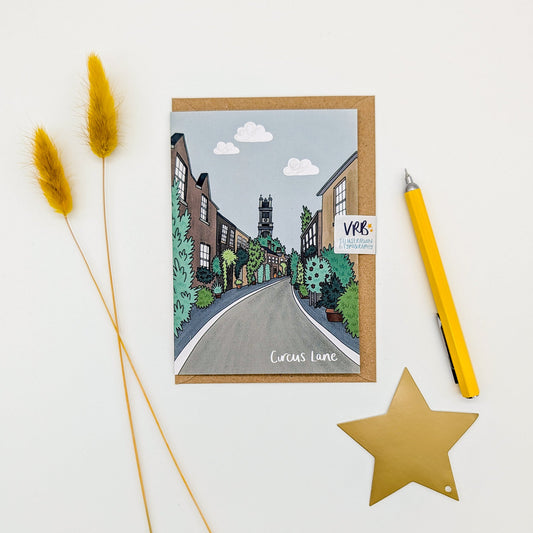 Circus Lane Edinburgh Card