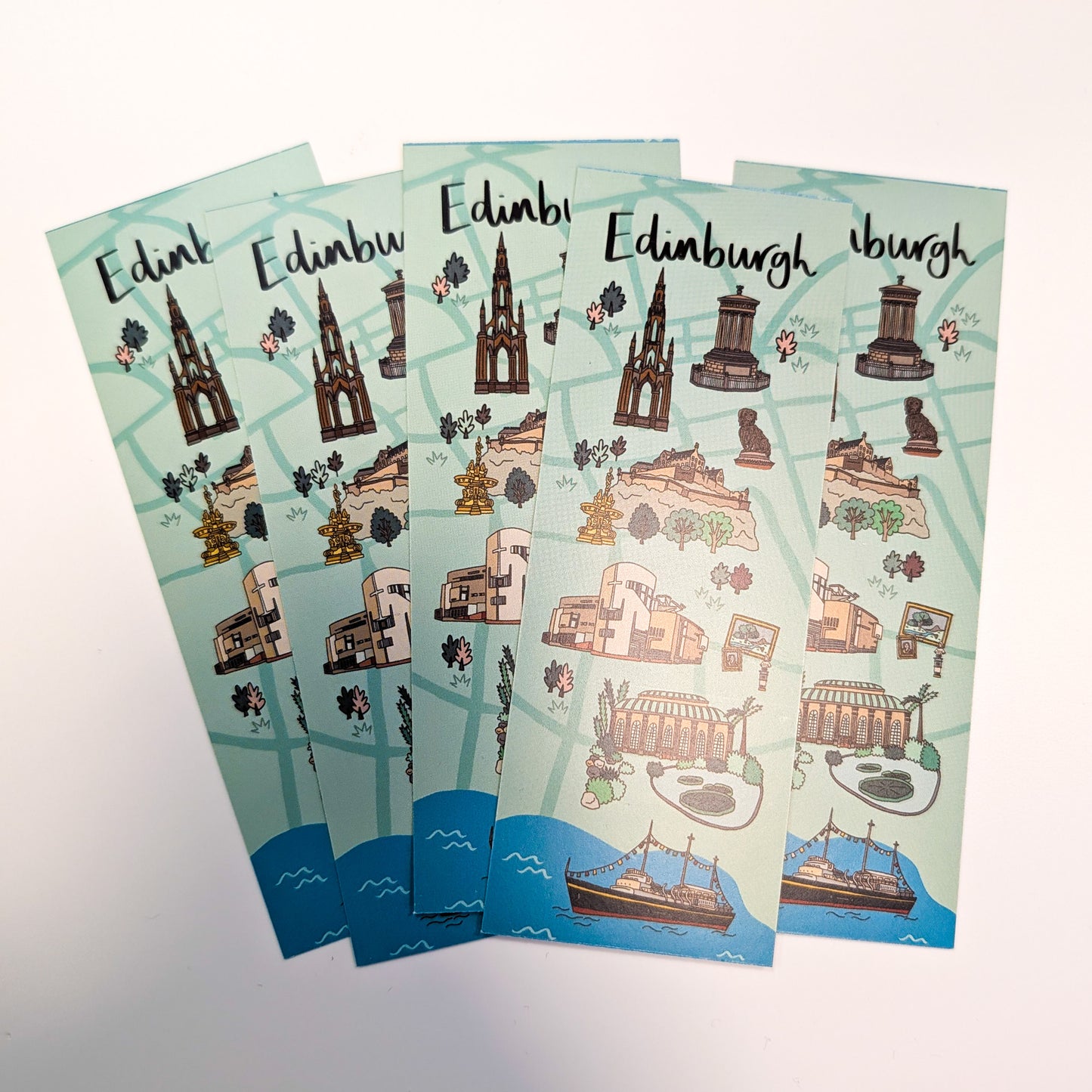 Edinburgh Map Bookmark SALE