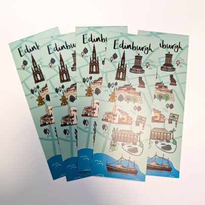 Edinburgh Map Bookmark SALE