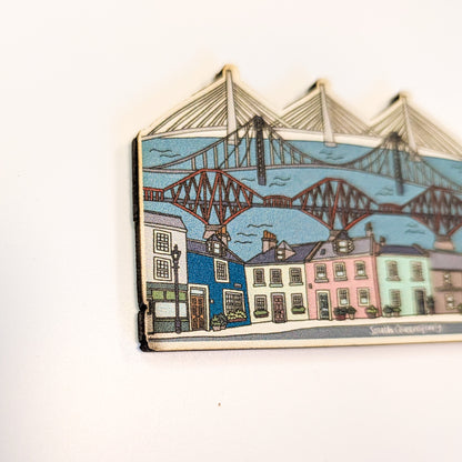 South Queensferry Wooden Magnet SALE