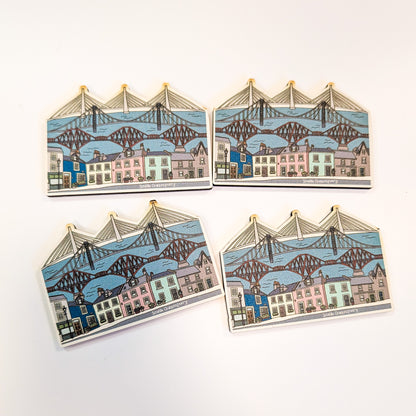 South Queensferry Wooden Magnet SALE