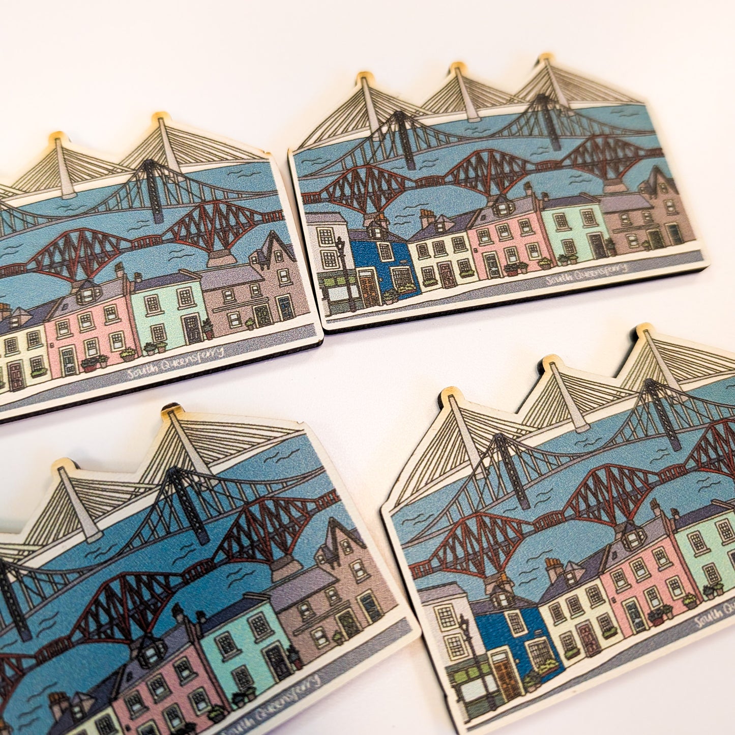 South Queensferry Wooden Magnet SALE