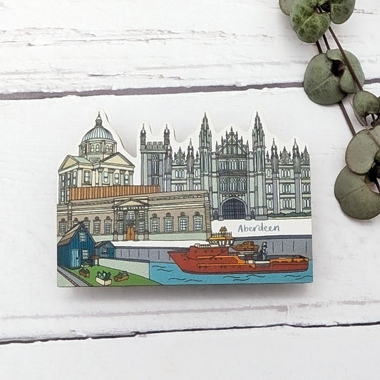 Aberdeen Illustrated Magnet