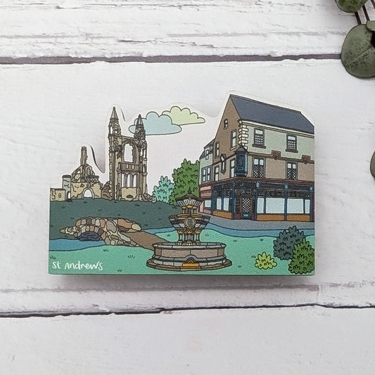 St Andrews Illustrated Magnet