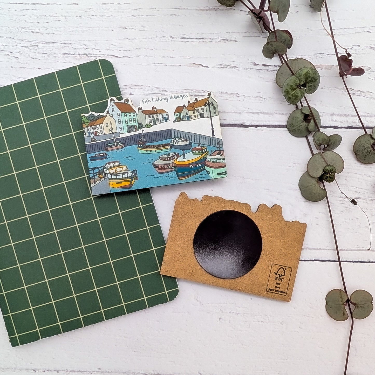 Fife Fishing Villages Illustrated Magnet