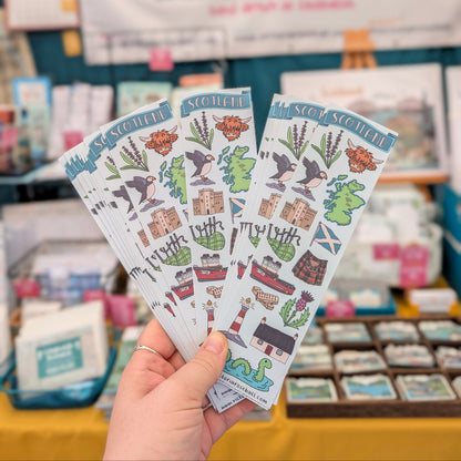 Scotland Illustrated Bookmark