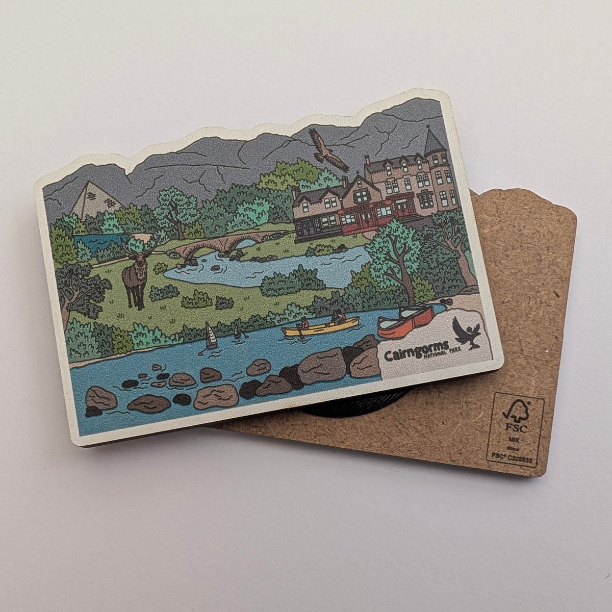 Cairngorms Illustrated Magnet
