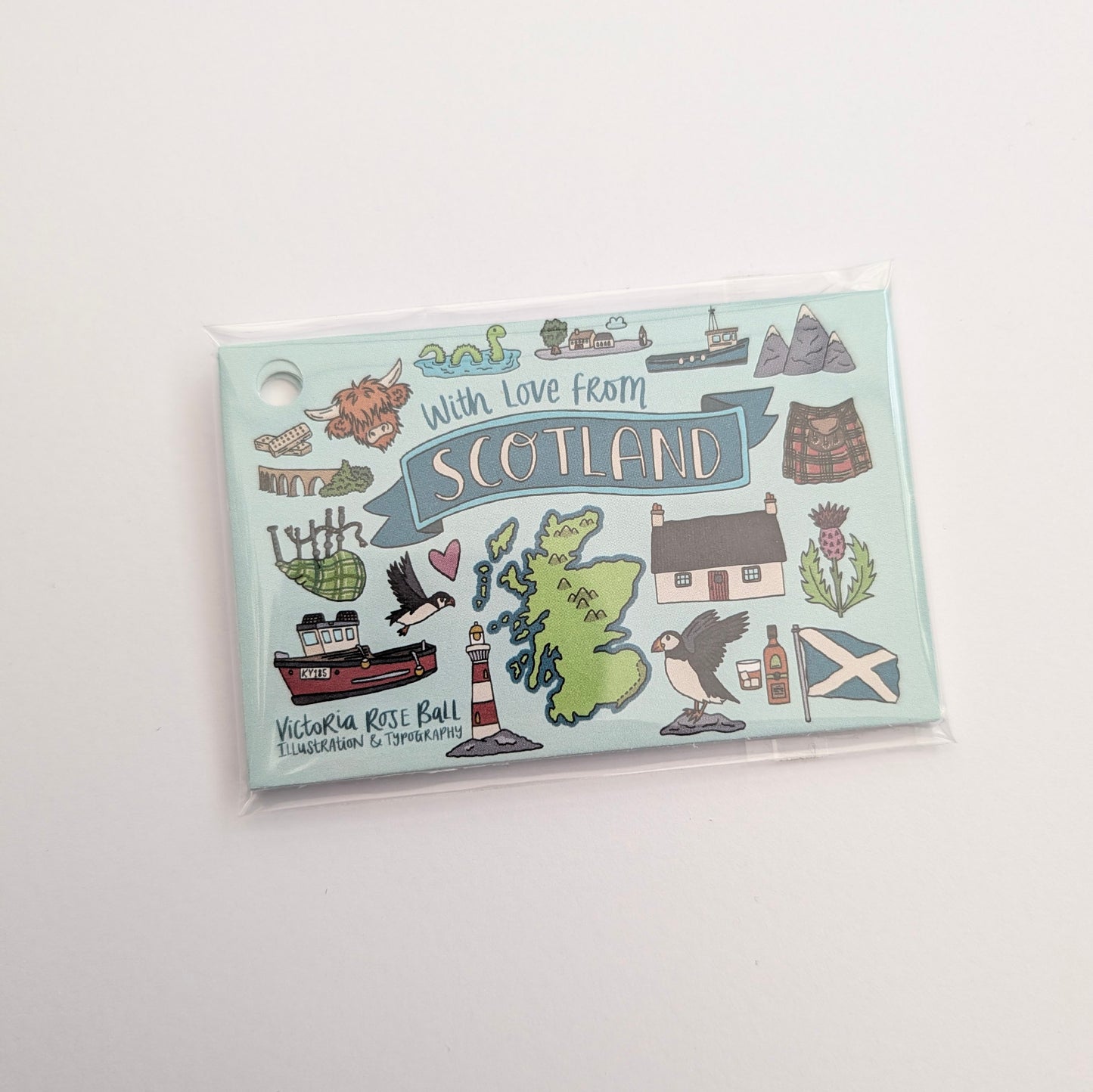 Illustrated Scotland Gift Tags