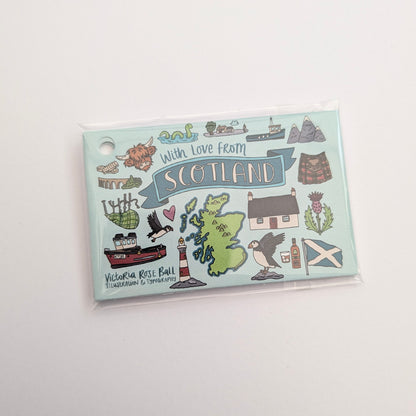Illustrated Scotland Gift Tags