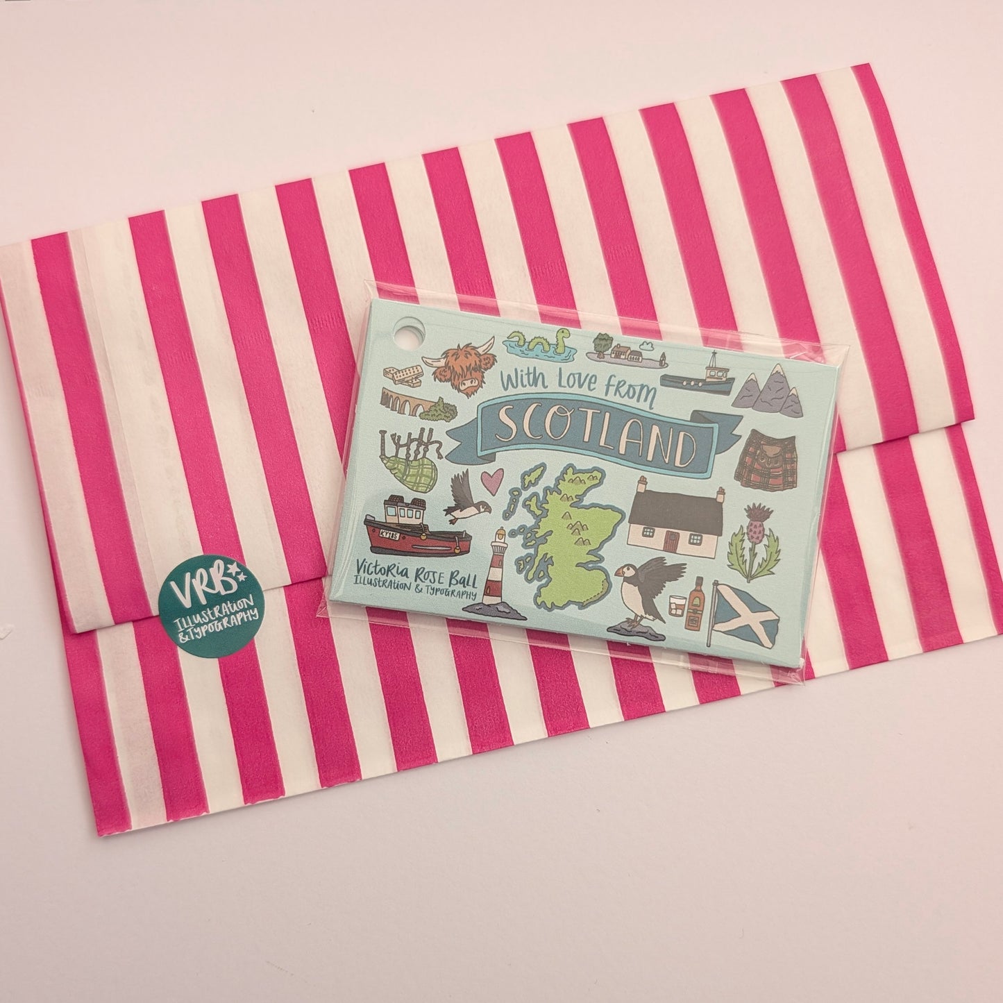 Illustrated Scotland Gift Tags