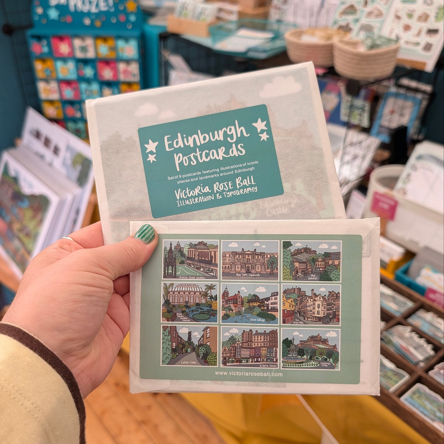 Edinburgh Illustrated Postcard Set