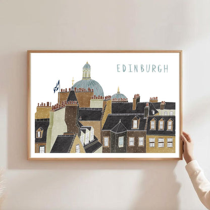 Edinburgh Skyline Print