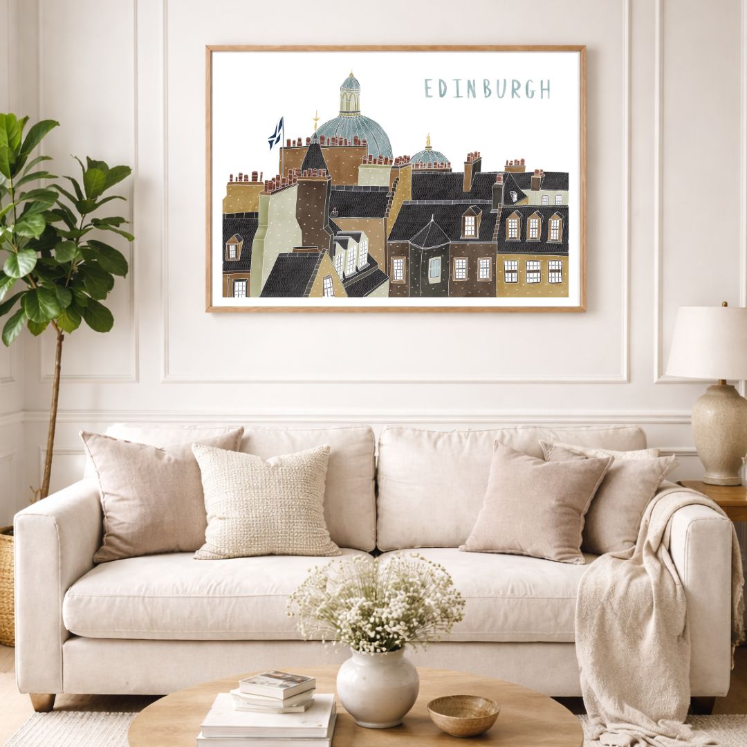 Edinburgh Skyline Print