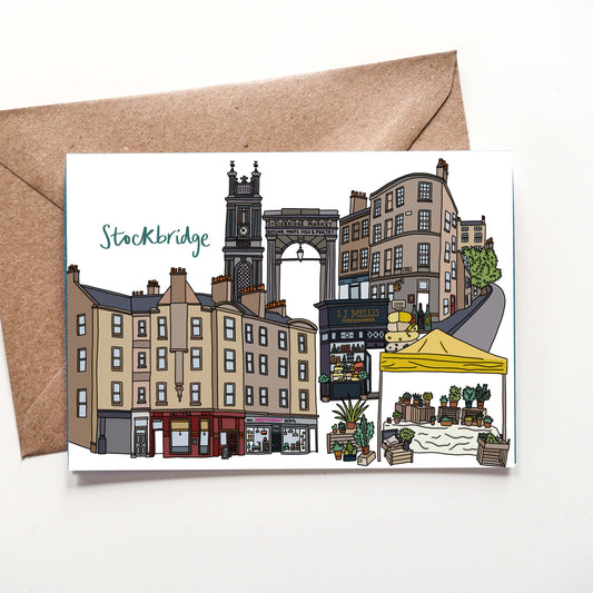 Stockbridge Edinburgh Card