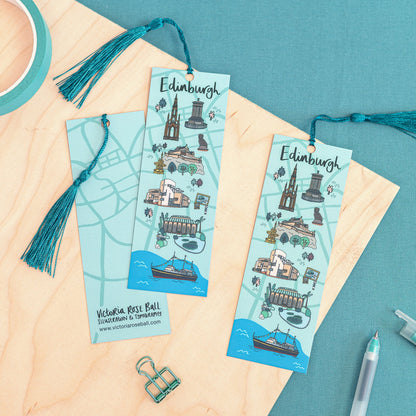 Edinburgh Map Bookmark