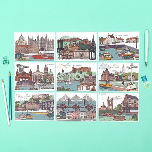 Scotland Postcard Set