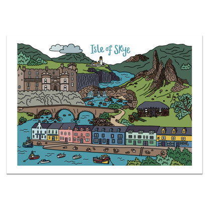 Isle of Skye Illustrated Print