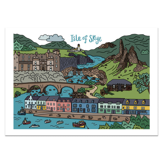 Isle of Skye Illustrated Print