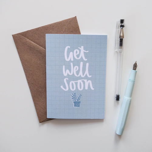 Get Well Soon Card - Victoria Rose Ball