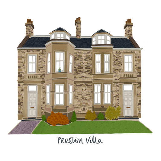 Bespoke House Portrait - Victoria Rose Ball