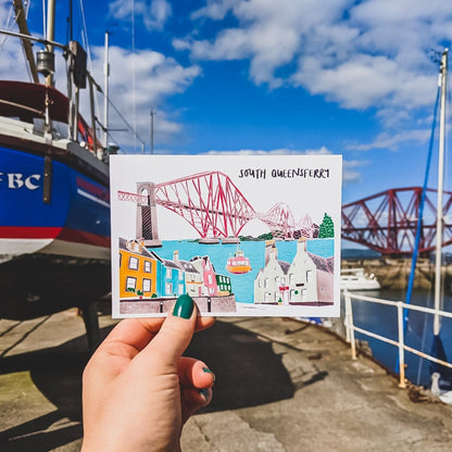 South Queensferry Postcard - Victoria Rose Ball