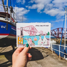 Load image into Gallery viewer, South Queensferry Postcard - Victoria Rose Ball
