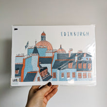 Load image into Gallery viewer, SALE Skyline in colour A4 print - Victoria Rose Ball
