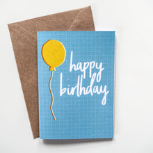 Load image into Gallery viewer, Happy Birthday Balloon Card - Victoria Rose Ball
