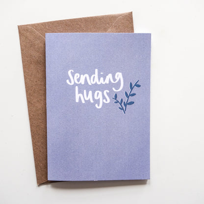 Sending Hugs Card - Victoria Rose Ball