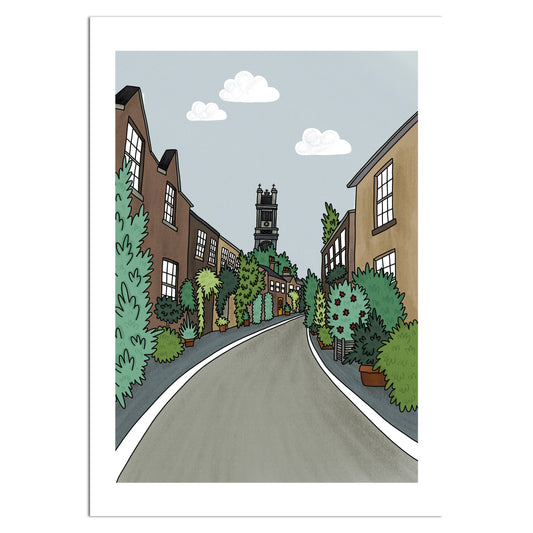 Circus Lane & St Stephens Print