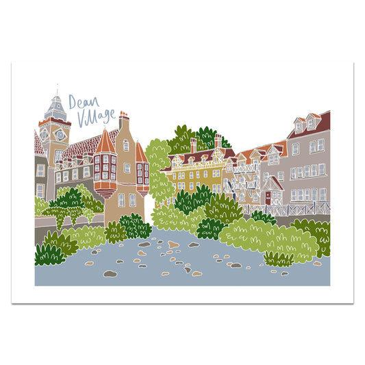 Dean Village Edinburgh Print - Victoria Rose Ball