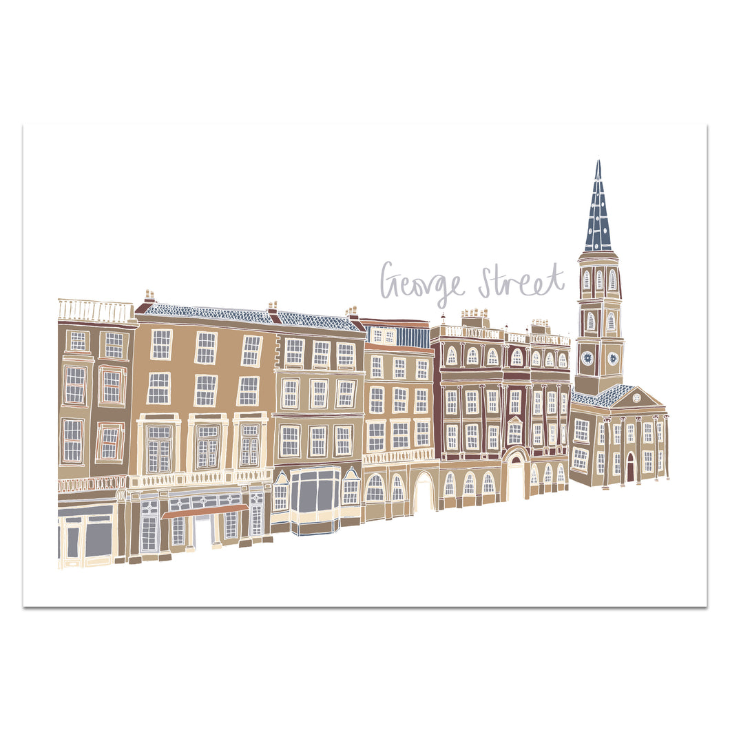 George Street Edinburgh Print - Victoria Rose Ball