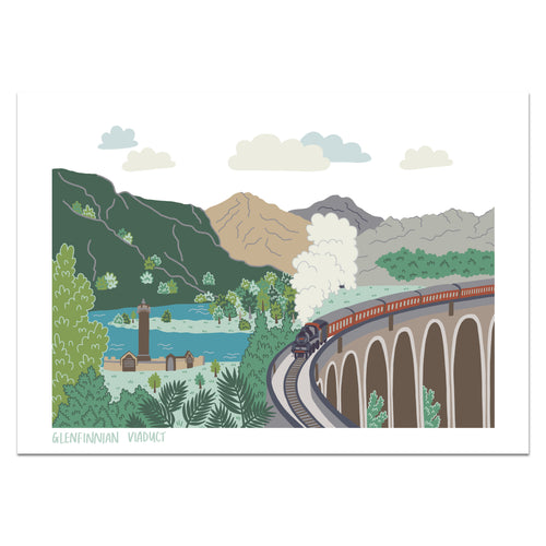 Glenfinnian Viaduct Print - Victoria Rose Ball