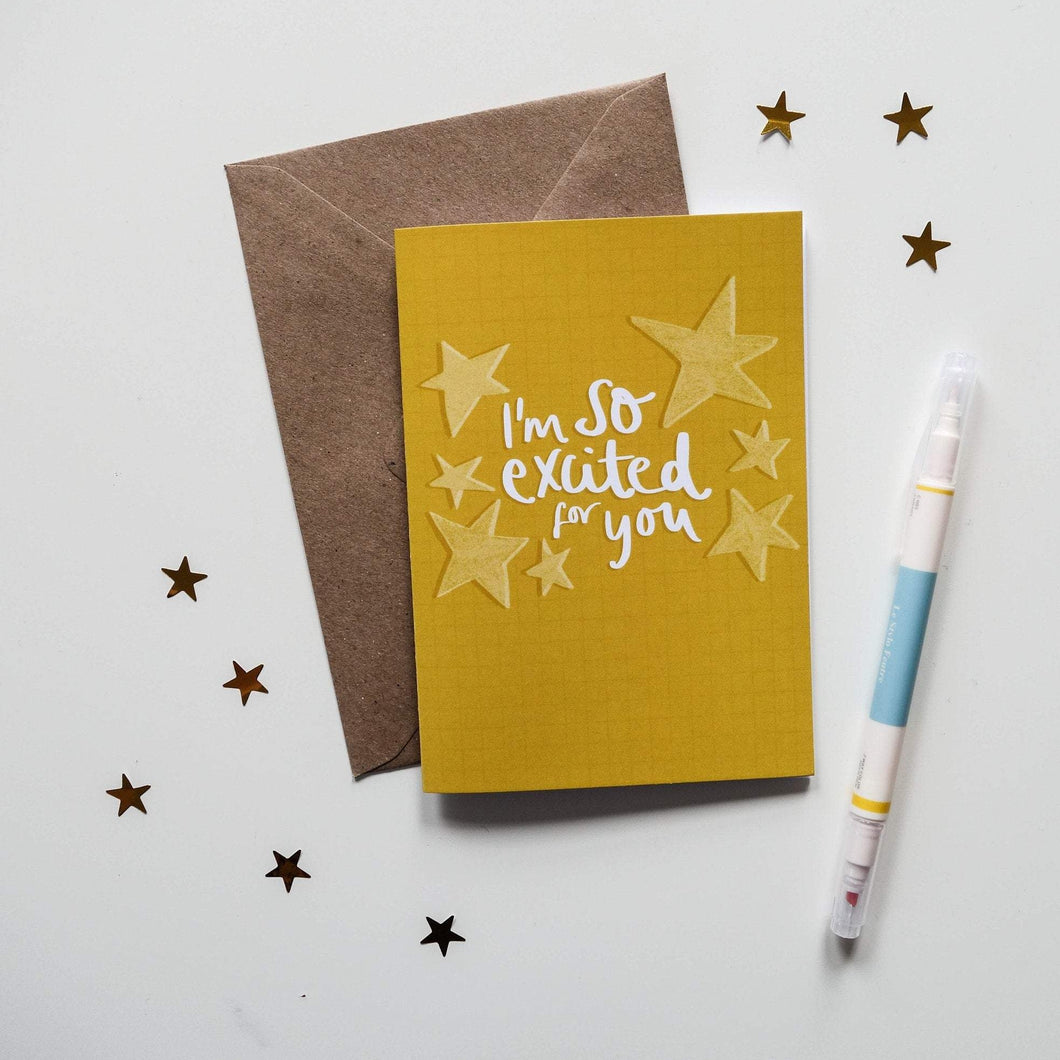 I'm So Excited For You Card - Victoria Rose Ball