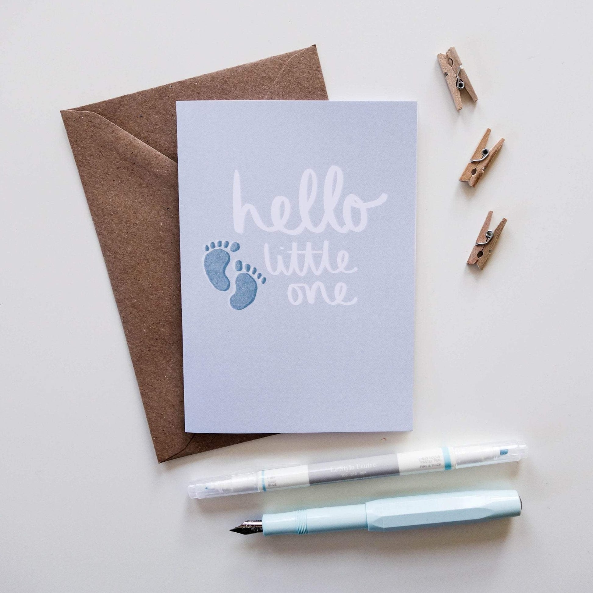 Hello Little One Card - Victoria Rose Ball