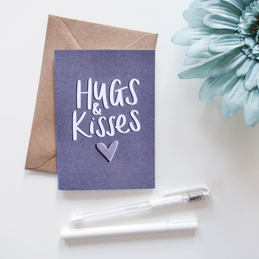 Hugs and Kisses Card - Victoria Rose Ball